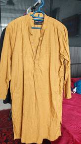 Original Gul Ahmed Ideas Men's Kurta (Mustard Yell