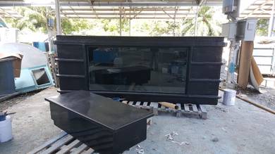 Fiberglass Fish Tank / Top Filter  :
