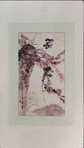 Chinese Ink Painting of Birds and Flowers