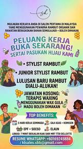 Hair, Beauty & Waxing Salon Vacancy