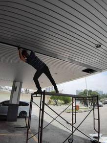 PASANG SILING ALUMINIUM l ceiling strip ceiling