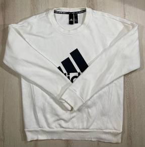 Adidas White Sweater #AW Used