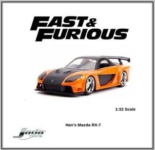 Jada 1-32 Fast Furious Han's Mazda RX-7 1997