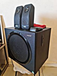 Fullset 2.1 Speakers 8" inch Subwoofer Active Amp