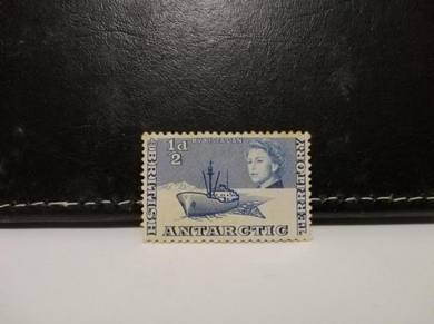1963 British Antarctic Stamp Research Ship Queen