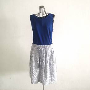 TOMMY HILFIGER Fit And Flare Sash Tie Dress