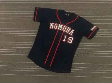 Nomura 19 mizuno baseball jersey saiz xl