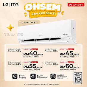 Promo Aircond LG Dual Inverter (JELI KEL)