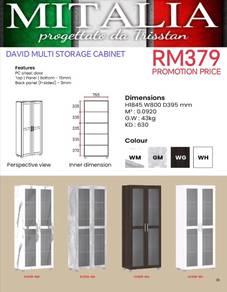 Multi Cabinet |Wardrobe | Rak Baju Murah | Almari
