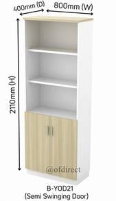 5 Tier Doorless Bookshelf Home Cabinet