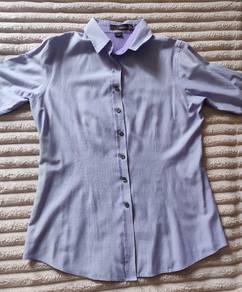 Baju Agenda Lavender Button-Up blouse