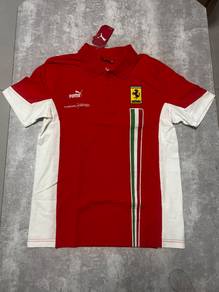 F1 Ferrari x Puma Team Issue polo shirt L size
