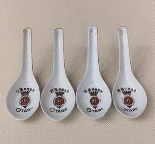 Antique Otard ceramic spoon 4