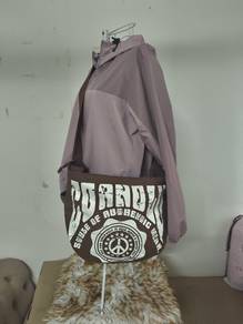 Brown colour sling bag