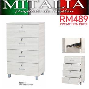 Chest Drawers Modern Design Berkualiti | Rak Baju