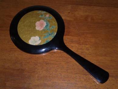 Cermin hand mirror oriental