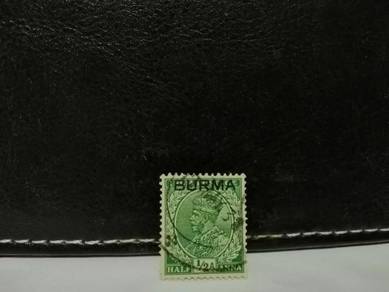 1937 Burma Stamp King George V