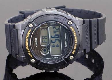 Watch - Casio Backlight W216H-1B - ORIGINAL