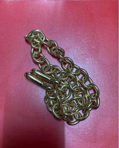 Burberry Gold Tone Chain
