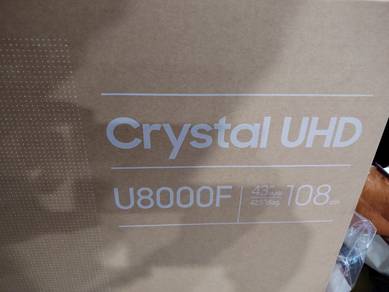Samsung Crystal UHD 43” 4K Smart TV