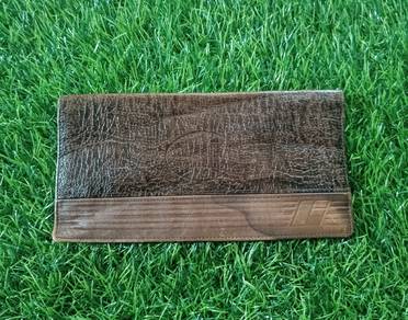 Leather long wallet Dompet kulit