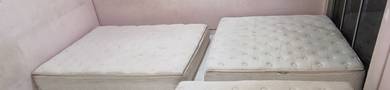 King koil heavenly (5 beds with bed frames)