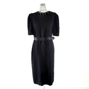 Givenchy Hi Formal Black Dress With Belt