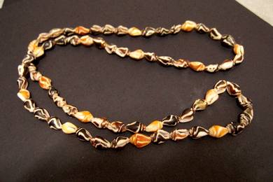 Vintage Sea Shell Necklace - 35 inches Long