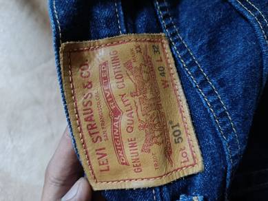 levis 501 size 40/32 dark blue