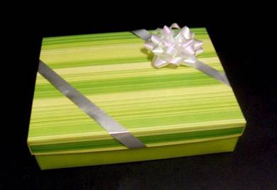 New Pretty Green Gift Box