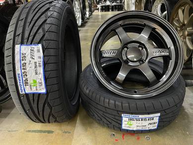 Rim Volk Rays TE37 KCR Flow forming siap tyr 15
