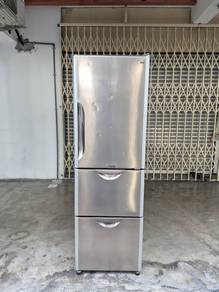 Hitachi 3door fridge refrigerator peti sejuk 305Li