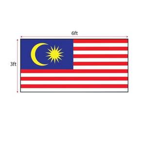 Bendera Malaysia (Polyester) 3 x 6ft