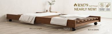 Katil Bujang Kayu | Wooden Single Bed | 实木单人床
