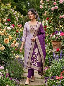Top, pant with Dupatta. (PRE ORDER)