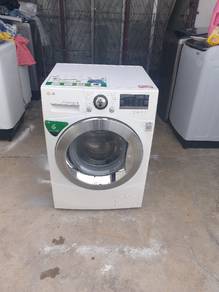 LG front load hot washer washing machine 8.0-kgs