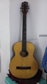 Gitar Acoustic Techno – Condition Baik (8/10)🎸🎼