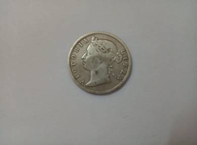 S/Settlement Queen Victoria 20cent 