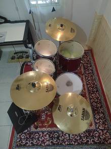 【FOR SALE】Tama Imperialstar Drum Set + Sabian SXR 