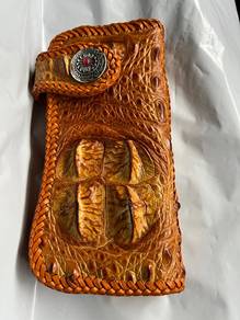 Genuine Crocodile Skin Long Wallet Kulit Buaya Asl