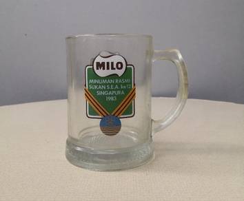 Milo sukan sea Singapore 1983 glass mug