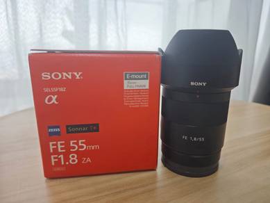 SONY FE  55MM F1.8 zeiss