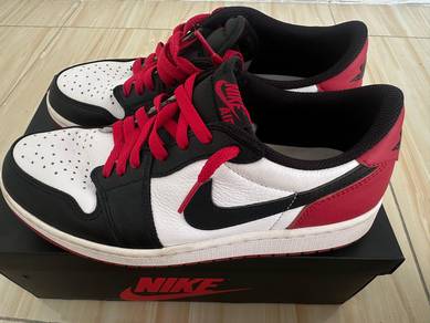 Nike AJ1 Retro Low OG Black Toe