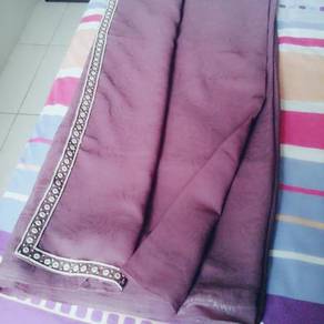 Pink purple saree