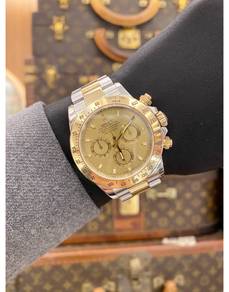 Rolex Daytona Cosmograph Half 18K 750 Yellow Gold