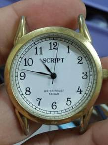 Vintage Script gent watch japan