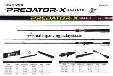 SEAHAWK PREDATOR-X SPINNING ROD (2021 model)