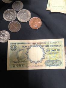 1 Dollar /1 RINGGIT MALAYA AND BRITISH BORNEO