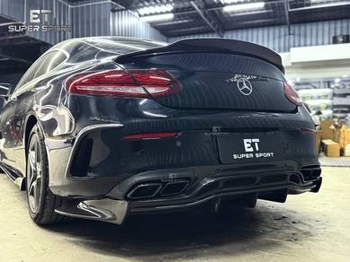 Mercedes W205 Coupe Diffuser Carbon Lip Bodykit