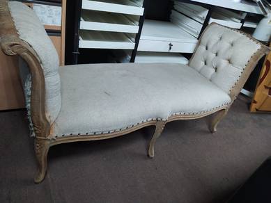 Used good vintage French-style chaise lounge